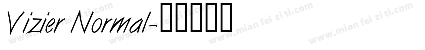Vizier Normal字体转换